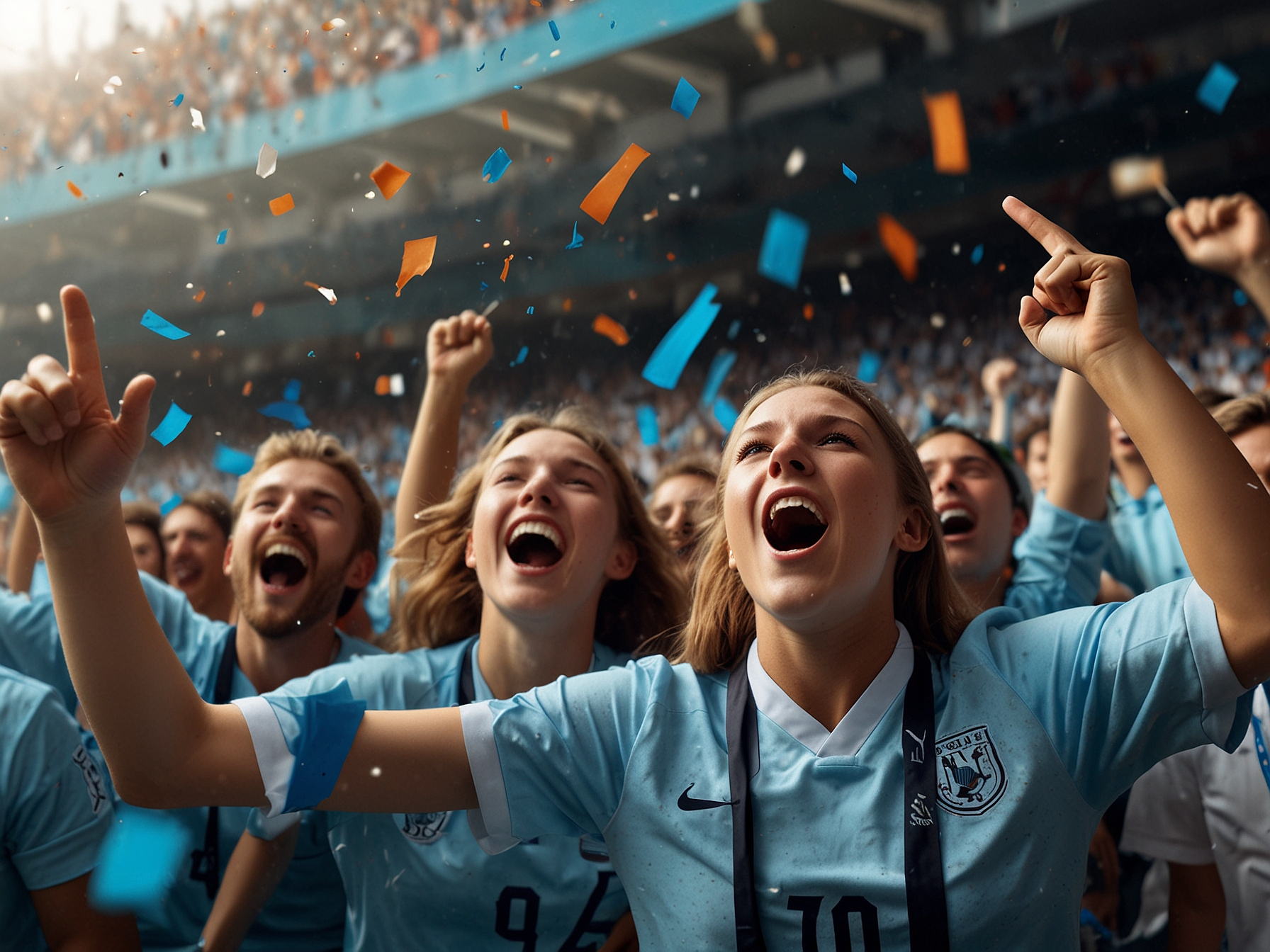 Celebración por victoria de la selección